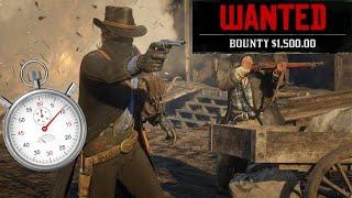 How fast can I get MAX Bounty in Red Dead Redemption 2