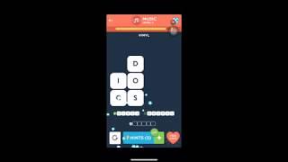 WORDBRAIN 2: Word Professor Music Level 1-5 Answers Walkthrough