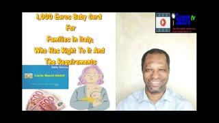 Baby Bonus Card Of 1,000 Euros For Families; How To Get It