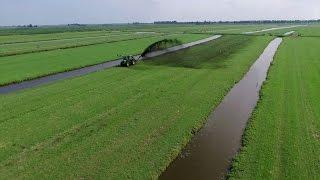 Ditch Cleaning With Dredge Pump