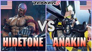 Tekken 8  ▰  Hidetone (Bryan) Vs Anakin (#1 Jack 8) ▰ Ranked Matches!