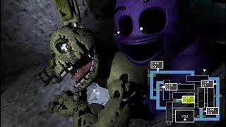 FNAF 3 in REAL TIME PURPLE GUY Attacks SPRING TRAP part 2 SFM Animation (fanmade)