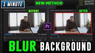 How to blur video background in premiere pro 2024