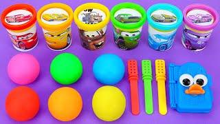 Satisfying Video l How To Make Playdoh Rainbow Ice Cream Cutting ASMR