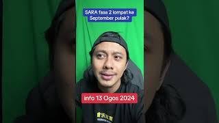 SARA fasa 2 lompat ke September 2024