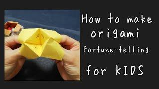 How  to make origami.Fortune-telling for KIDS.