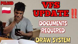 POLAND  | WORK VISA | VFS UPDATE | DOCUMENTS REQUIRED | DRAW SYSTEM | CREDIT CARD | UNIVERSITIES