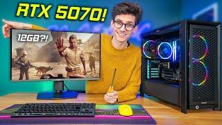 The Surprising RTX 5070 Gaming PC Build 2025! w/ Gameplay Benchmarks!