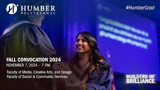 #HumberGrad Fall 2024 | Ceremony 3 of 5 | November 7 at 7 p.m.