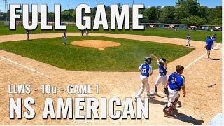 Full Game - 2022 10u Little League World Series Baseball - Pool Game 1 vs North Shore American