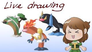  Live Drawing | Pokémon Fanarts & More | IRIS from Max S