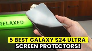 Top 5 Best Samsung Galaxy S24 Ultra Screen Protectors 2024!