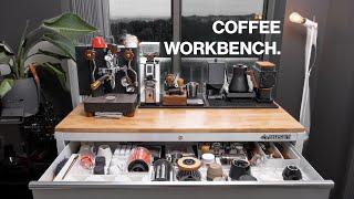 My COFFEE WORKBENCH - Organized, Mobile, & Delicious