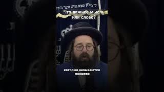 Что важнее мысль или слово? #torah #иудаизм #тора #раввин #rabbi #shorts #мысли #эбраэли #ebraeli