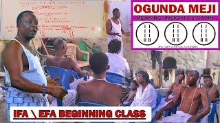 8 years doing IFA \ EFA  At SCHOOL BEGINNING CLASS || Learn How To Make Divination.#ep1