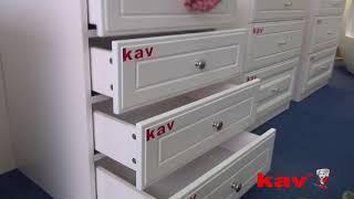 top quality furniture hardware brand kav cabinet hinge & drawer slide