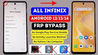 All Infinix Android 12/13/14 Frp Bypass Without Pc 2024 | All Infinix Mobile Google Account Bypass