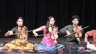 Carnatic music recital by Temple of Music youth violin ensemble @ Diwali Festival in Seattle, USA