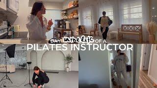 DAY IN THE LIFE OF A PILATES INSTRUCTOR & ONLINE STUDIO OWNER | new pilates program launch day vlog!