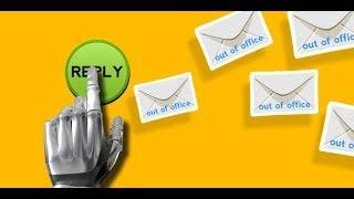 How to create out of office notification in Microsoft Outlook