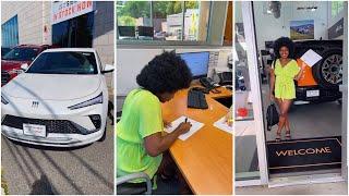 “I will never get a car in NYC” but here I am at Buick dealership signing…