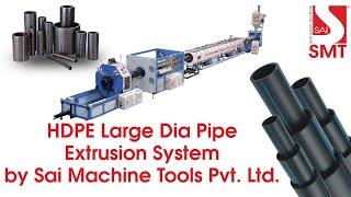 HDPE Pipe Extrusion System by Sai Machine Tools Pvt. Ltd.