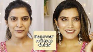 How To : Step By Step Beginner Makeup | Make-up Under 240/- Rs. | Super Style Tips