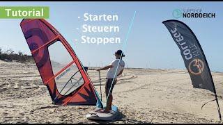 Surfschule Norddeich I Windsurfen lernen I Starten, Steuern, Stoppen I Basics für Einsteiger