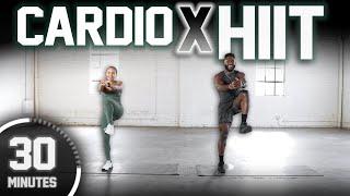 30 Minute Full Body Cardio-HIIT Workout [No Equipment]