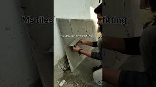 Floor tiles install #tiles fitting #tiles design #marble #shortvideo #tiles short #mstiles