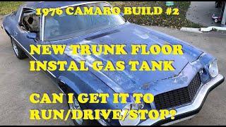 Let's get started! New trunk pan and gas tank install! Runs/Drives/Stops! Transformers replica?