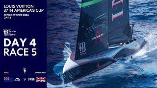 Louis Vuitton 37th America's Cup Race 5 | Emirates Team New Zealand vs INEOS Britannia | Full Replay