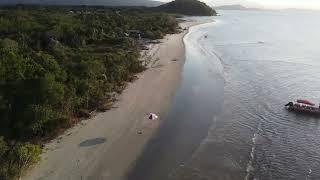 Praia do Pereirinha, Ilha do Cardoso - vôo de drone