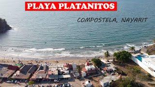 Playa Platanitos en Compostela, Nayarit