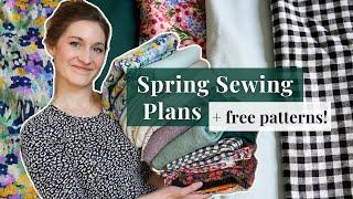 Spring Sewing Plans (& Free Patterns!) ｜2025