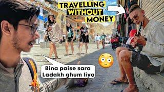 This Russian is traveling to Ladakh without Money !  (Thiksey Monastery)