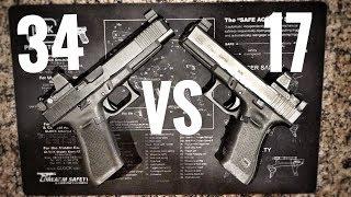 Glock 34 vs 17 - Which is right for you?  For home defense or competition