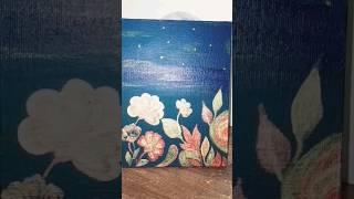 Metallic Floral Painting️