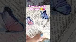 3 ways to re-purpose old pages! #junkjournals #crafts #smallbusiness #papercrafts #paperephemera