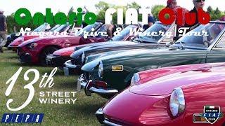 Vintage Italian Cars & 13th Street Winery - Ontario Fiat Club