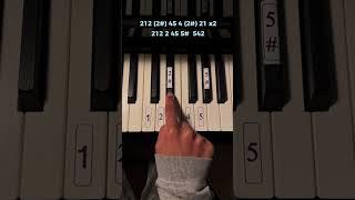 حب اعمى- kara sevda Simple piano tutorial - - - #simplepiano #piano #amnapiano #karasevda #حب_اعمى