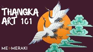 Thangka Art Tutorial by Krishna Tashi Palmo | Learn Thangka Art at Memeraki