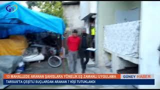 TARSUS'TA ÇEŞİTLİ SUÇLARDAN ARANAN 7 KİŞİ TUTUKLANDI