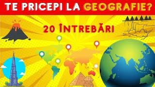 Quiz | Geografie | 20 de întrebări