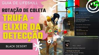 Black Desert Online - Guia de coleta: Trufa / toda rotação Serendia e Calpheon * Elixir da detecção*