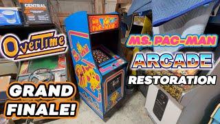 I spent over TWO YEARS restoring this original Ms. Pac-Man arcade machine, but it's finally DONE! 