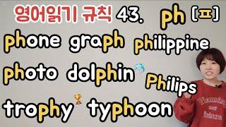 영어읽기규칙 43. ph [ㅍ]  규칙을 알면 영어읽기가 됩니다. (칠판버전)