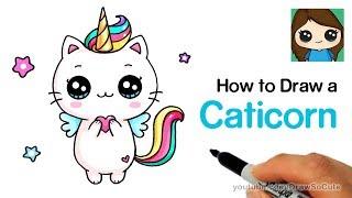 How to Draw a Caticorn Easy