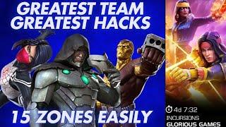 Glorious Games | Saga Incursions | Greatest Team With Greatest Hacks | 15 Zones EASY COMPLETION