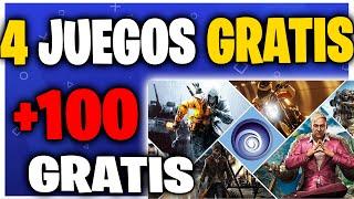 ¡¡2 JUEGOS PS4 GRATIS + 100 JUEGOS GRATIS UBISOFT+!! 